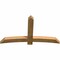 Ekena Millwork Bellingham Rough Sawn Timber Gable Bracket, Western Red Cedar, 72"W x 42"H x 4"D x 6"F, 14/12 Pitch GBW072X42X0406BEL00RWR - alternate 4